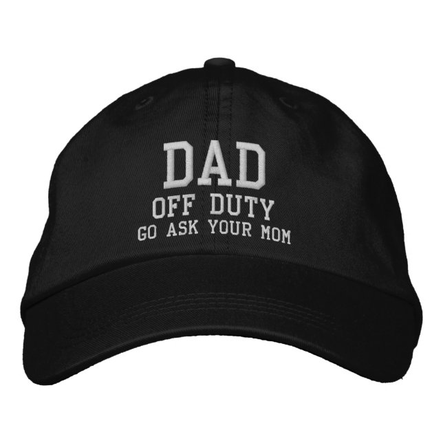 Casquette Brodée Papa Off Duty Simple Moderne Typographie Personnal (Devant)