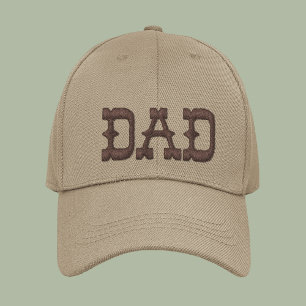 Casquette Brodée Papa Simple Typographie Moderne Personnalisé