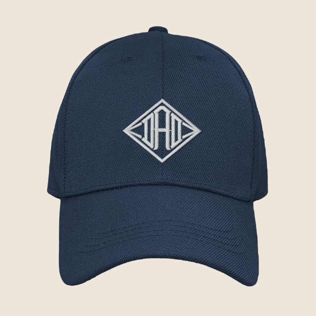 Casquette Brodée Papa Simple Typographie Moderne Personnalisé (Créateur téléchargé)