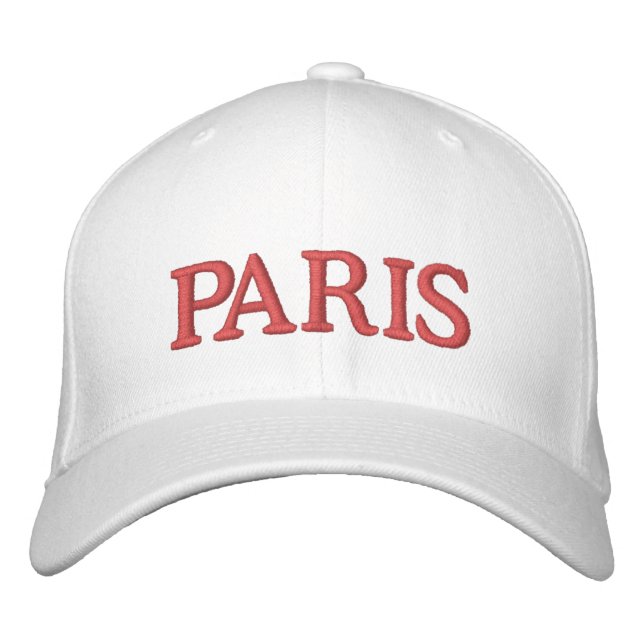 Casquette Brodée Paris (Devant)