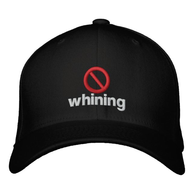 Casquette Brodée Pas de Whining (Devant)