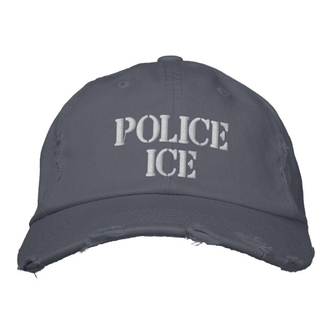 CASQUETTE BRODÉE PATROLE FRONTALIÈRE RENDANT L'AMÉRIQUE GRANDE À NO (Devant)