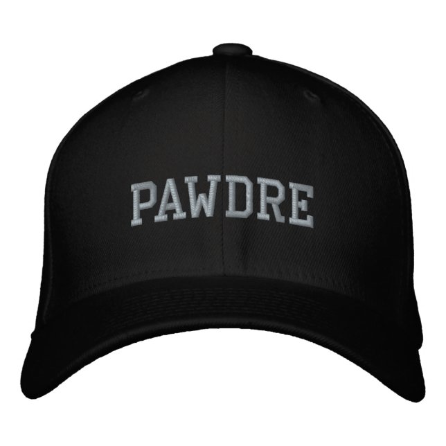 Casquette Brodée Pawdre Chien Papa Nouveau Chien Propriétaire Cadea (Devant)