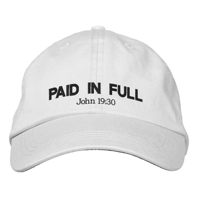 Casquette Brodée Payé en entier (Devant)