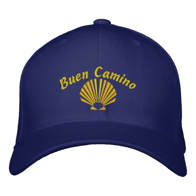 Casquette Brodée Pèlerin de Buen Camino (Devant)