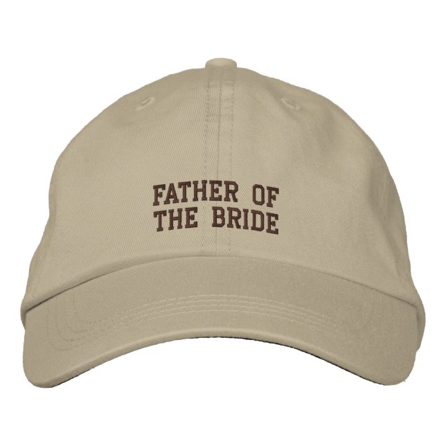 Casquette Brodée Père de la Mariée ! (Devant)