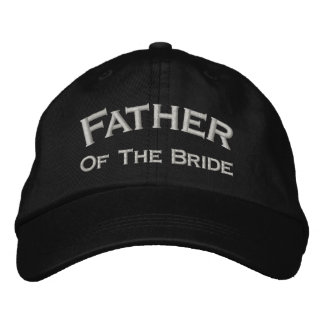 Casquette Brodée Père Du Mariage De Mariée