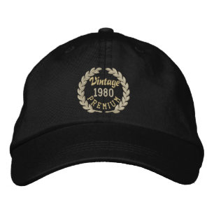 Casquette Brodée Personalized Your YEAR Premium Laurels Embroidery