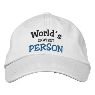 Casquette Brodée Personnalisation de la personne la plus Okayest da