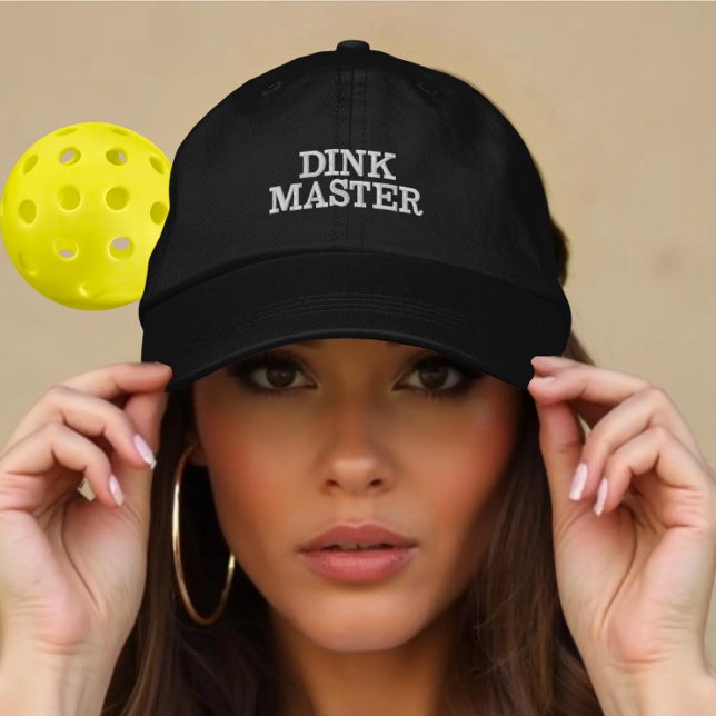 Casquette Brodée Personnalisé Dink Master Gift Pickleball Players (Créateur téléchargé)