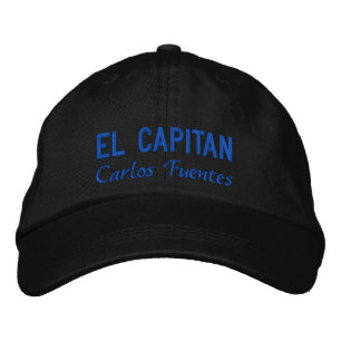 Casquette Brodée Personnalisé El Capitan Espagnol Pêche Bleue