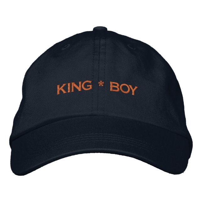 Casquette Brodée Personnalisé KING BOY Style de charme classique im (Devant)