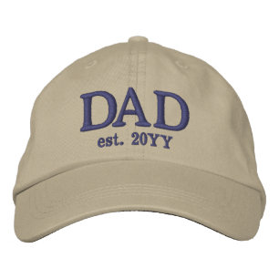 Casquette Brodée Personnalisé Papa Établi Nouveau Cadeau Papa
