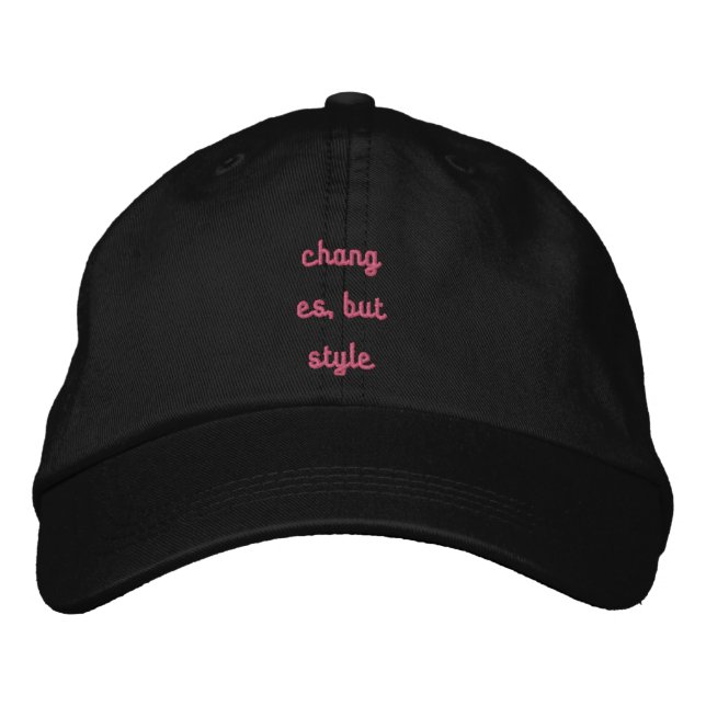 Casquette Brodée Personnalisé PET Régulable (Devant)