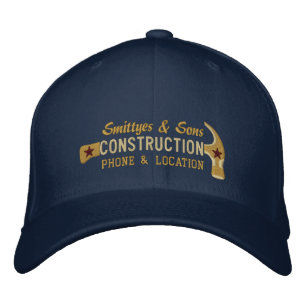 Casquette Brodée Personnalisé pour votre entreprise de construction