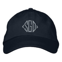 Personnalisé rose monogrammaire bleu