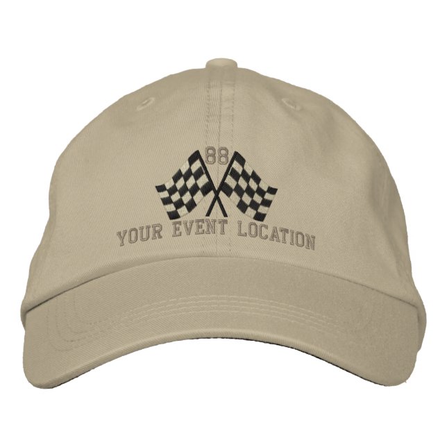 Casquette Brodée Personnalisé suralimenté emballant la broderie de (Devant)