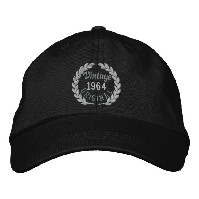 Casquette Brodée Personnalisé Votre ANNÉE Laurels Original Broderie (Devant)