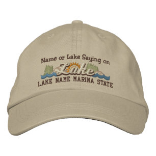 Casquette Brodée Personnalisez votre nom de broderie Nom du LAC ou 