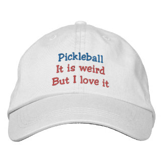 Casquette Brodée Pickleball : c'est bizarre mais j'adore