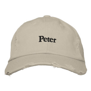 Casquette Brodée Pierre Créez votre propre texte nom Chapeau en ser