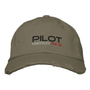 Casquette Brodée Pilote YAK-52