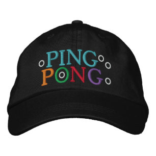 CASQUETTE BRODÉE PING PONG