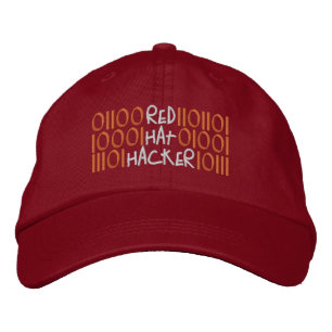 CASQUETTE BRODÉE PIRATE AU CHAPEAU ROUGE