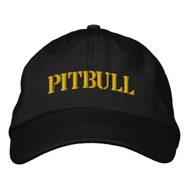 CASQUETTE BRODÉE PITBULL (Devant)