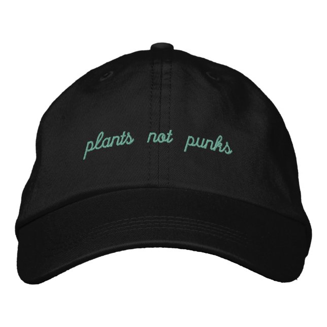 Casquette Brodée Plante/punks ? ? ? (Devant)