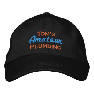 Casquette Brodée Plomberie Amateur de Tom