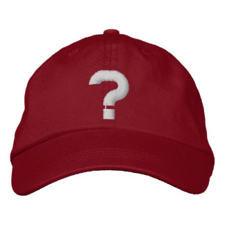 Casquette Brodée point d'interrogation