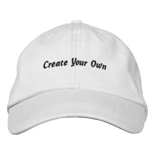Casquette Brodée Police de script Ole Couleur noire Créer votre pro