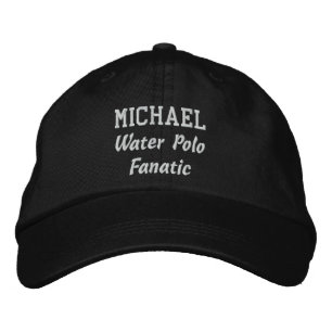 Casquette Brodée Polo d'eau Fanatique Nom personnalisé V08D