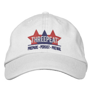 Casquette Brodée Préparer - Persister - Prévail —> MENACER casquett