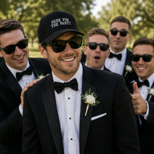 Casquette Brodée 'Présents Pour La Fête' Photographies de Mariage D