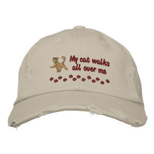 Casquette Brodée Promenade de chats
