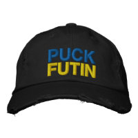 Puck Foutine - Drapeau Ukrainien - Liberté Pour L'