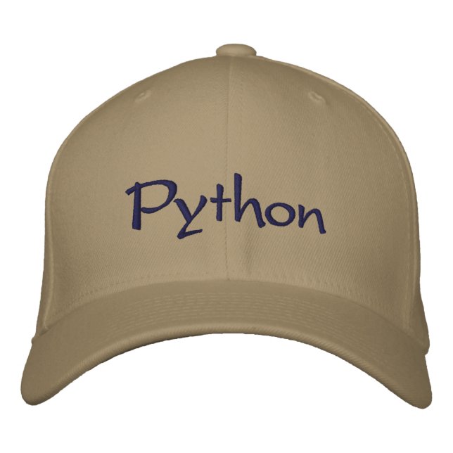 Casquette Brodée Python (Devant)