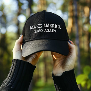 CASQUETTE BRODÉE REFAIRE L'EMO AMÉRICAINE