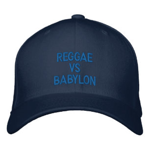 Casquette Brodée Reggae vs Babylon - Rastafari Roots Cap