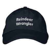 Reindeer Wrangler Elegant Marine Couleur Réveillon