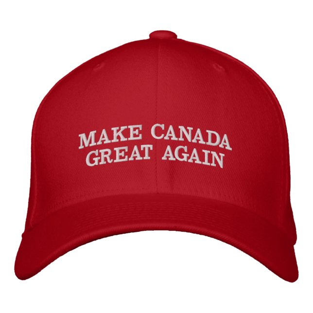 Casquette Brodée Rendez le Canada grand encore (MCGA) (Devant)