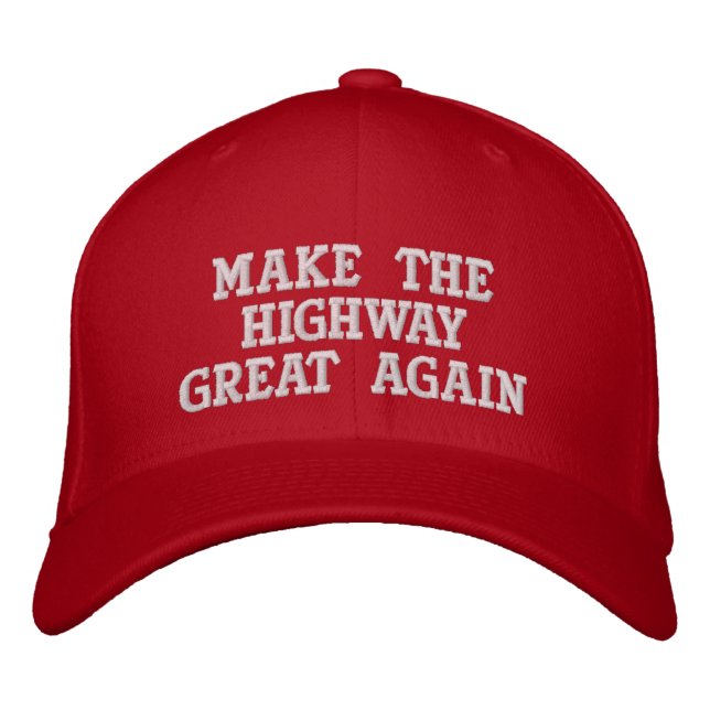 Casquette Brodée Rendre la route plus grande (Yay on K) (Devant)