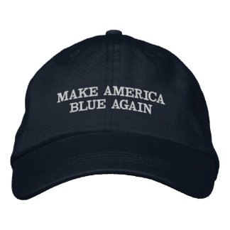 CASQUETTE BRODÉE RENDRE L'AMÉRIQUE BLEU