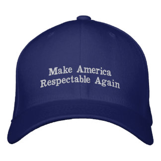 Casquette Brodée Rendre l'Amérique respectable