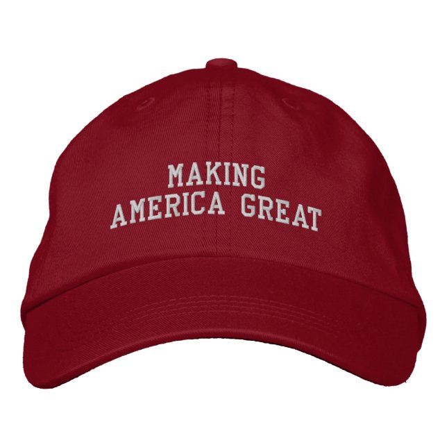 Casquette Brodée Rendre sa grandeur à l'Amérique (Devant)