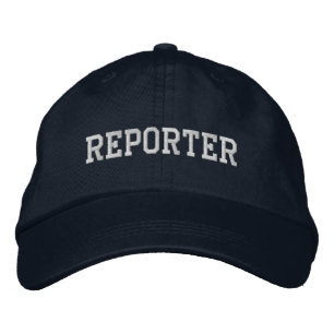 Casquette Brodée Reporter Casquette/Casquette de baseball de baseba