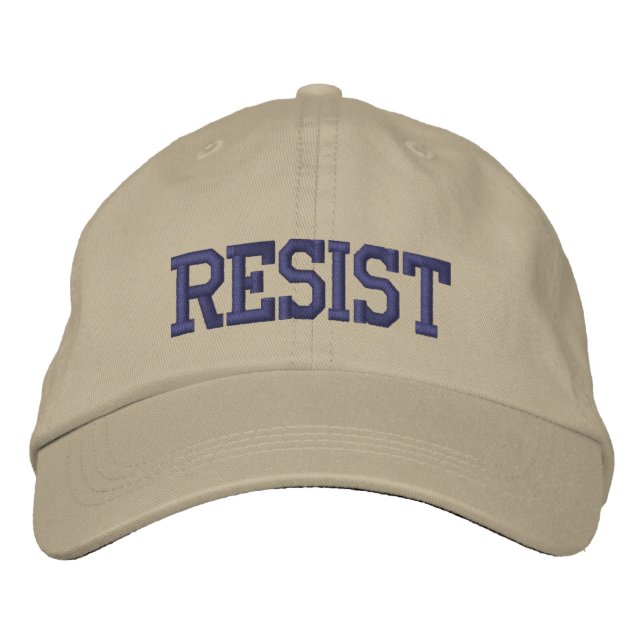 Casquette brodée RESIST (Devant)