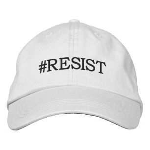 Casquette Brodée #Résister à la contestation politique